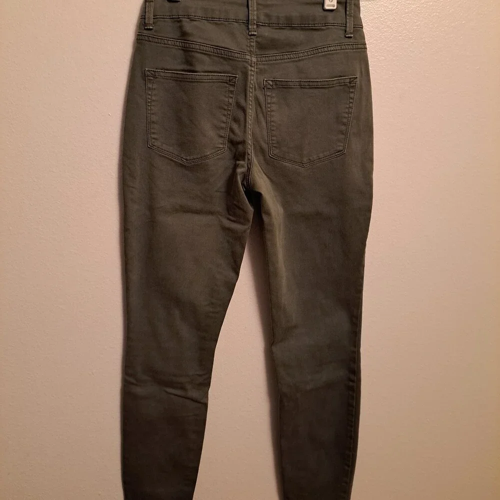 Maurices Olive Green High Rise Skinny Jean - Picture 8 of 8